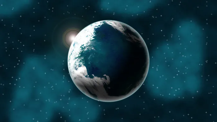 宇宙中的地球