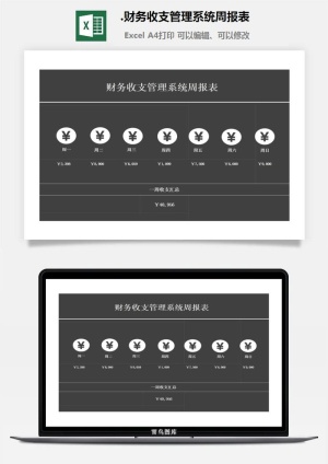 64.财务收支管理系统周报表