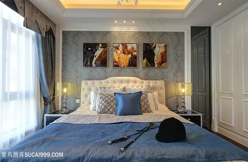 卧室装修效果图海报