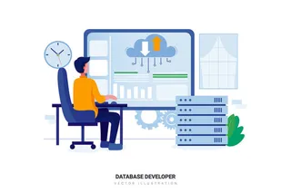 扁平化人物场景办公互联网等距ai矢量设计网页海报UI素材插画
