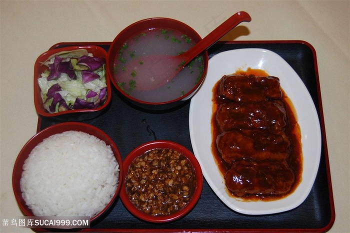 中华美食排实拍摄影图