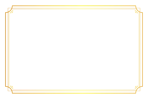 中国风烫金简约百搭边框免扣