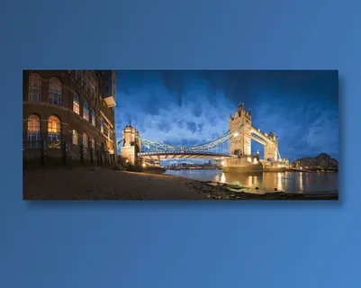 伦敦塔桥夜景图片