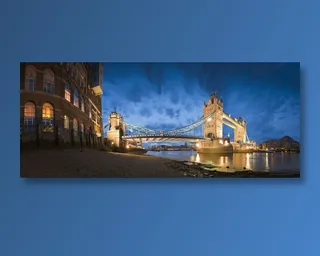 伦敦塔桥夜景图片