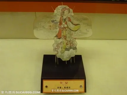 风筝之都 山东潍坊风筝博物馆 侍女风筝写真图片