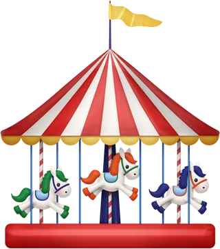 游乐场旋转木马