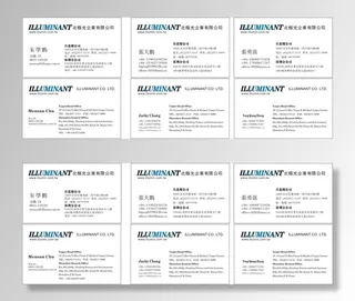 北极光 公司名片 名片设计 