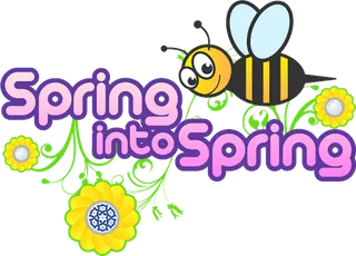 蜜蜂春季素材标题卡通谷雨