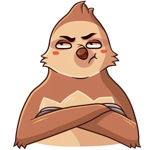 树懒 PNG免抠(512x512)
