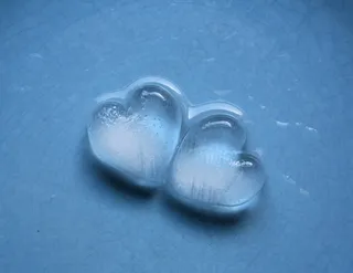 心形冰块非主流图片