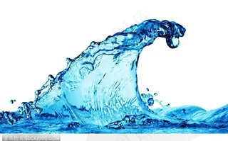 卷起的水浪-清凉动感水花