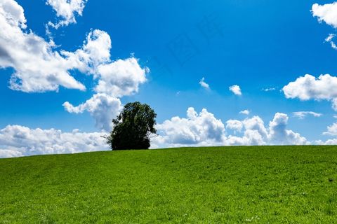 天空草地景观图片 天空草地景观图片