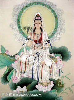 观音菩萨画像高清图片