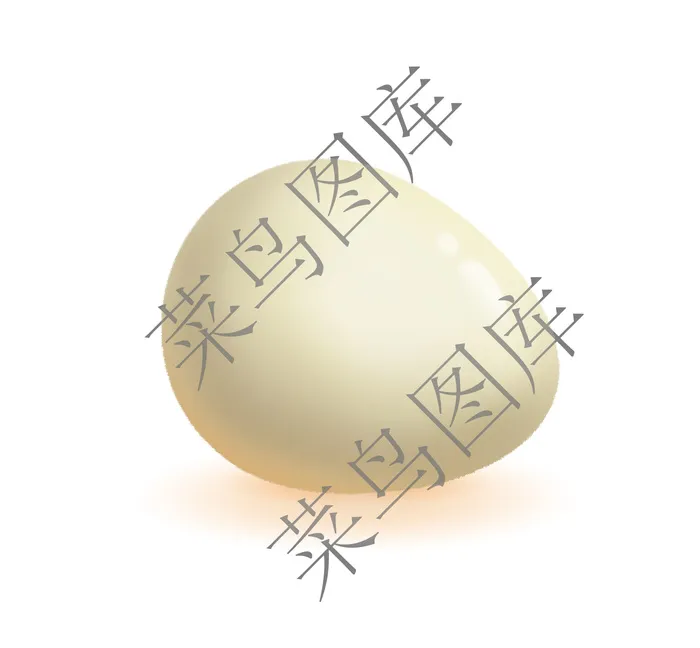 剥壳整颗蛋-卡通ai矢量模版下载