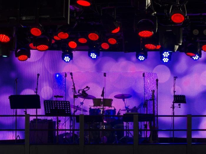 绚丽演唱会现场