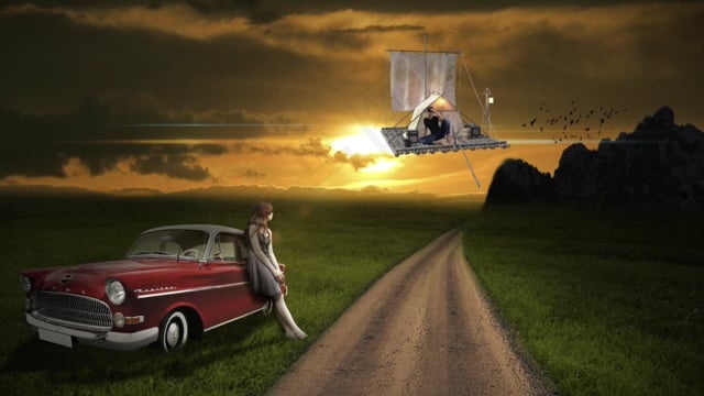 男人, 女士, 女孩, 男孩, 分离, 关系, 爱, 告别