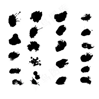 笔触 笔画 毛笔