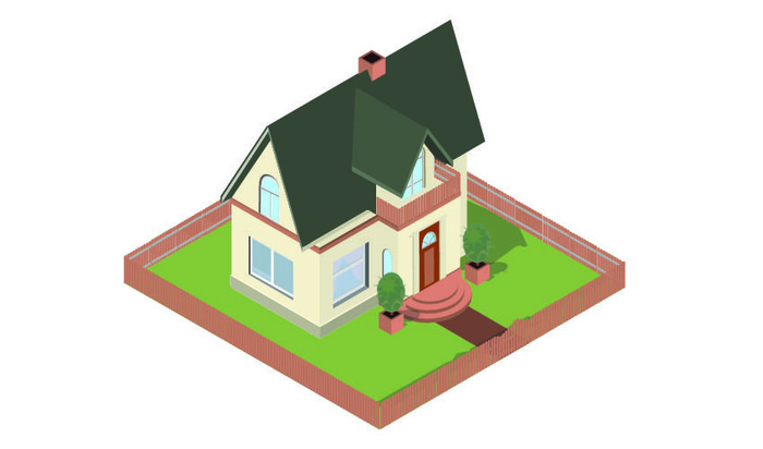 分析图素材图标集合景观建筑立面插画场景AI矢量图形设计