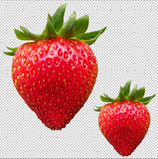 大草莓免扣素材