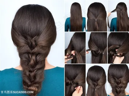 长发编发步骤图
