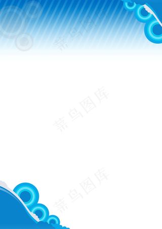 蓝色商务word背景图片