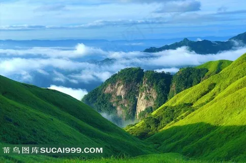 江西武功山美景摄影素材 江西武功山美景摄影素材