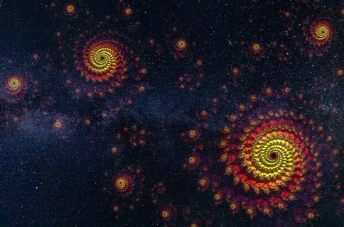 元宇宙世界天空背景墙风景 元宇宙世界天空背景墙风景