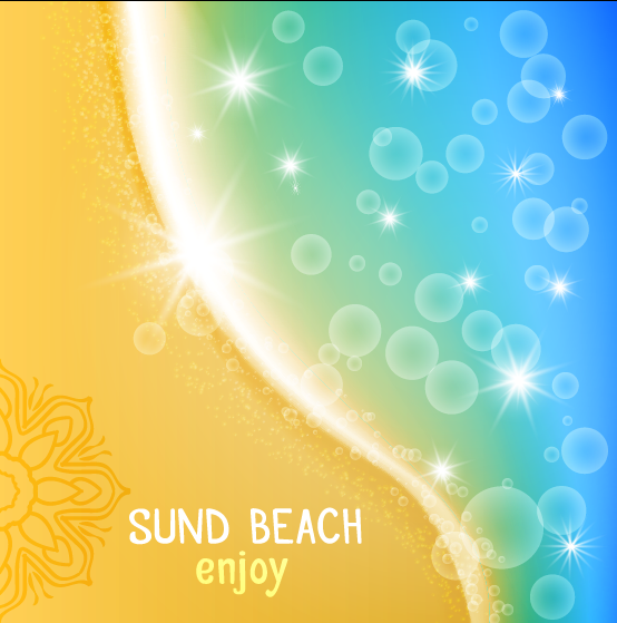 夏天海滩大海背景