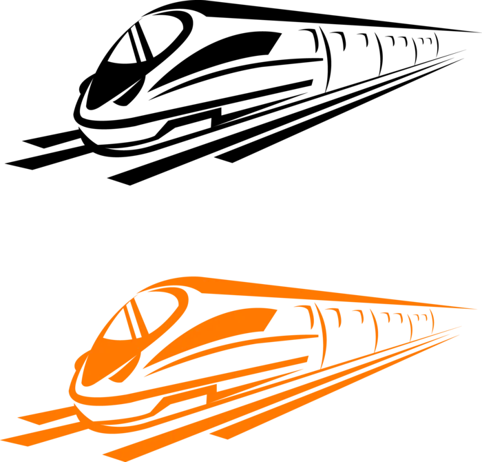 高铁列车动车动画免扣素材PNG
