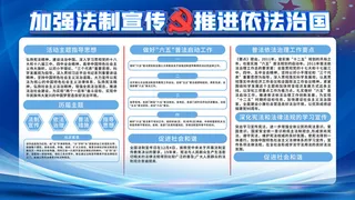 全国法制宣传日国家宪法日法律公益背景展板海报设计ps模板素材