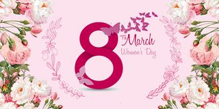 三八妇女节女神节贺卡素材