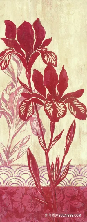 简约花卉时尚艺术插画