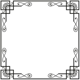 欧式复古线条边框花纹AI矢量LOGO角框花边分割线设计PSD卡片素材