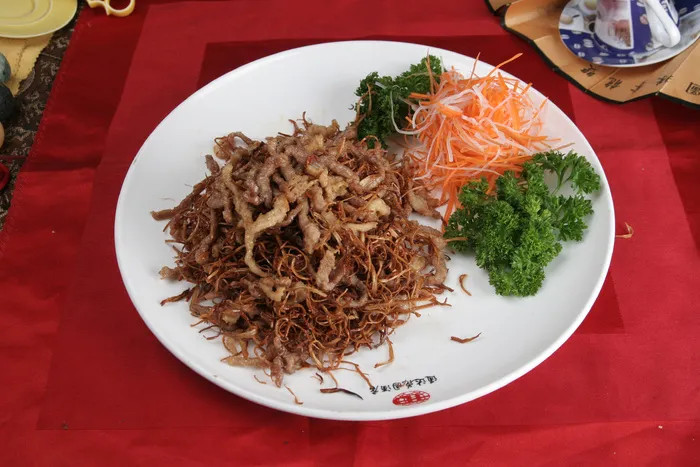 茶树菇炒鸭丝 (5)