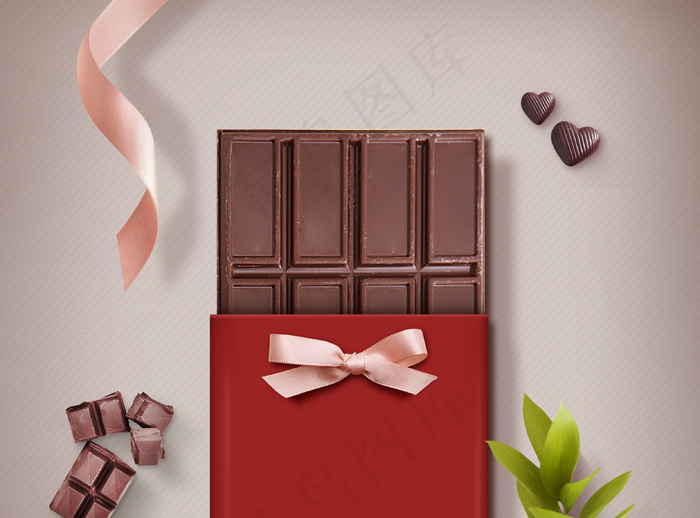 巧克力海报效果陈列