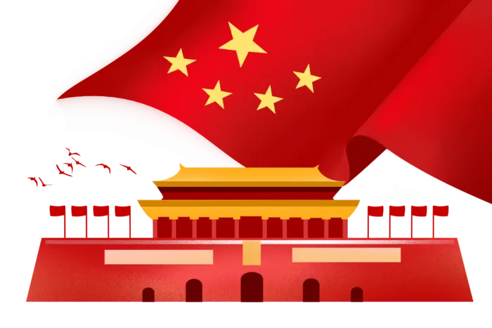 *建军节建党国庆节党建元素图片 卡通手绘PNG透明免扣PS素材
