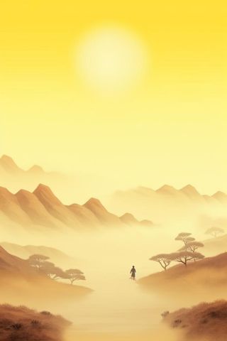 意境复古风节气背景