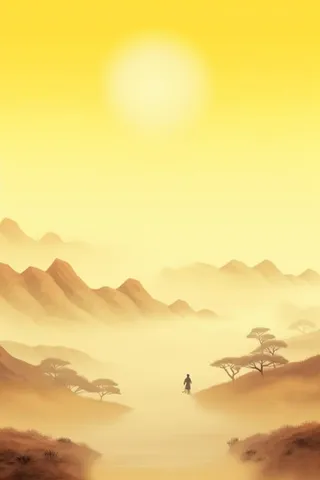 意境复古风节气背景