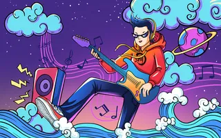 文化潮流电音节PSD素材