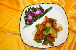  皇泰极汁炒果肉　 