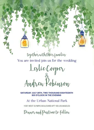 设计结婚邀请卡素材