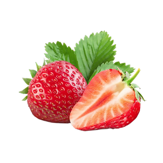 两个草莓免抠素材