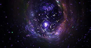 梵高星空质感的太空宇宙底纹背景