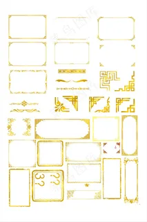 中式花边古典花边花纹