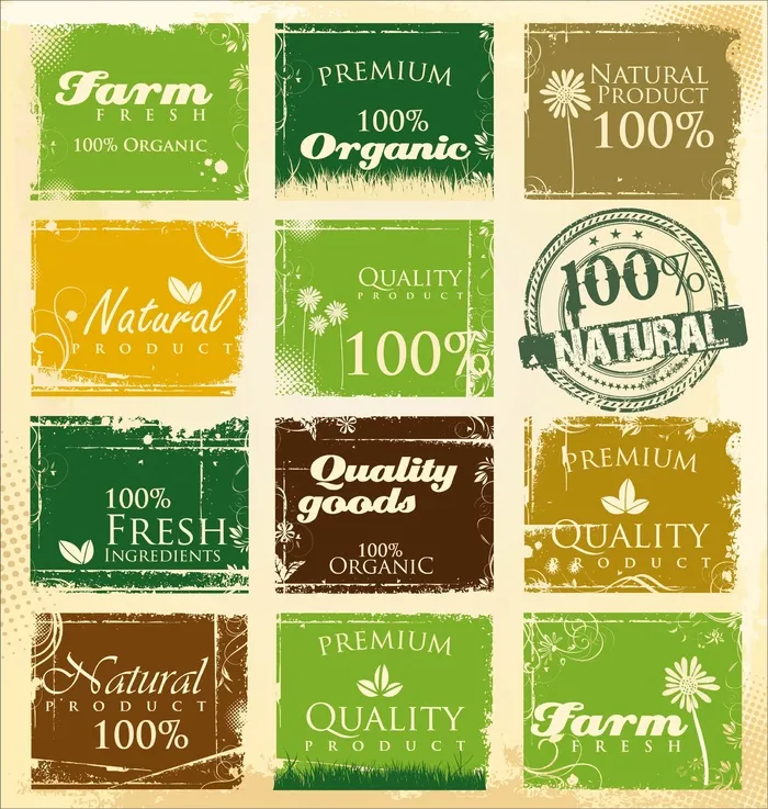 免抠复古戳印标签eps,ai矢量模版下载