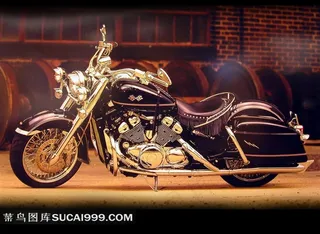 Yamaha摩托车摄影素材