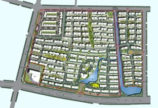 泗洪县青阳镇大楼一二三期总平图