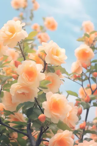 花园玫瑰清新阳光