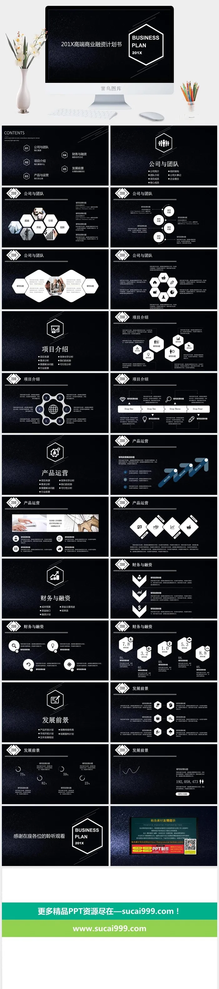 简约动态商务高端大气商业计划书公司企业融资项目策规划PPT模板