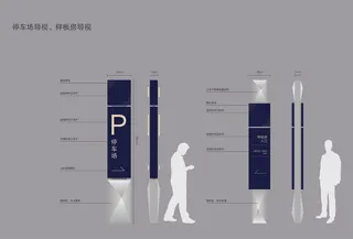导视牌标识牌指示牌指引牌